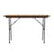 Correll CF Melamine Folding Tables 18x48 Medium Oak CF1848M-06 - alternate 9